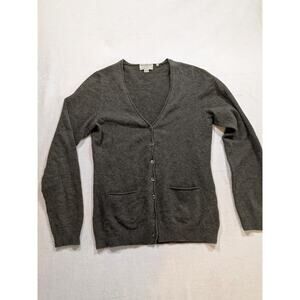 repeat cashmere easy knit green cardigan size‎ XS